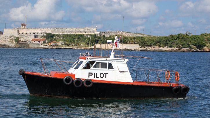 Barco en Cuba en una foto de archivo