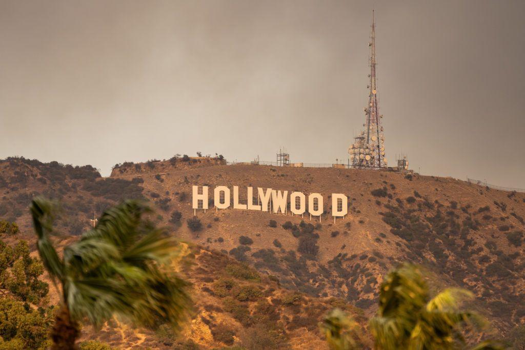 Cartel de Hollywood en Los Ángeles, California.