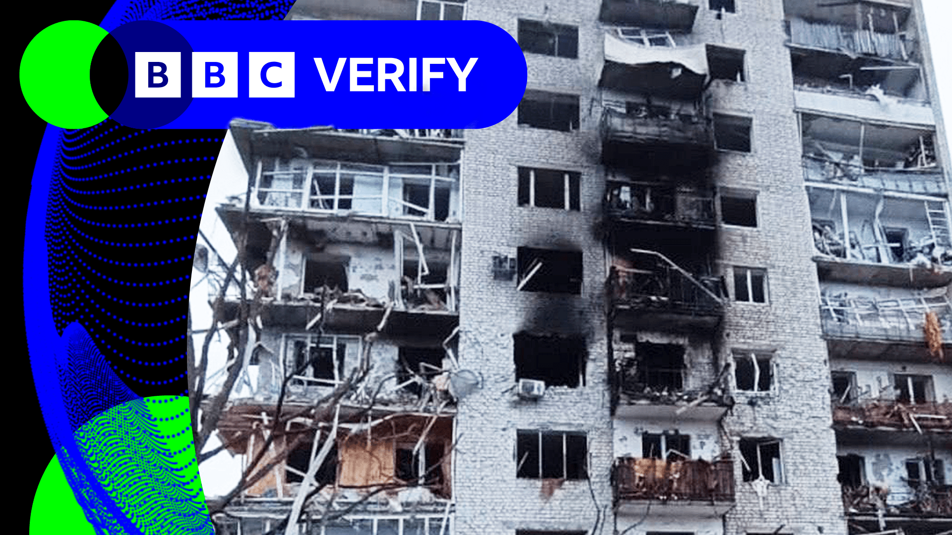 Images show blackened and damaged apartments in Ukraine town after deadly attack