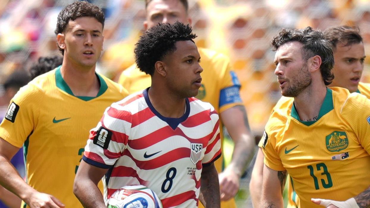 Watch as World Cup co-hosts USA lead Australia through own goal