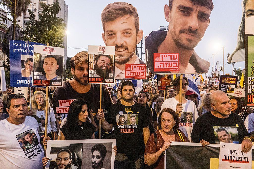 Manifestación contra Netanyahu del sábado.