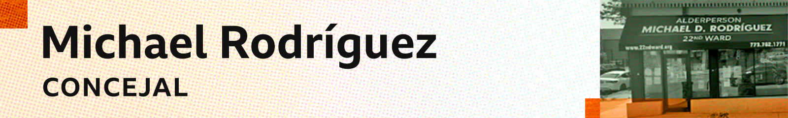 Gráfico del concejal Michael Rodríguez.