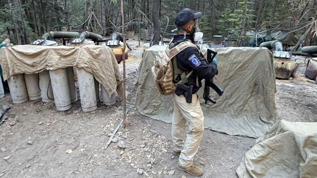 Laboratorio desmantelado en Chihuahua