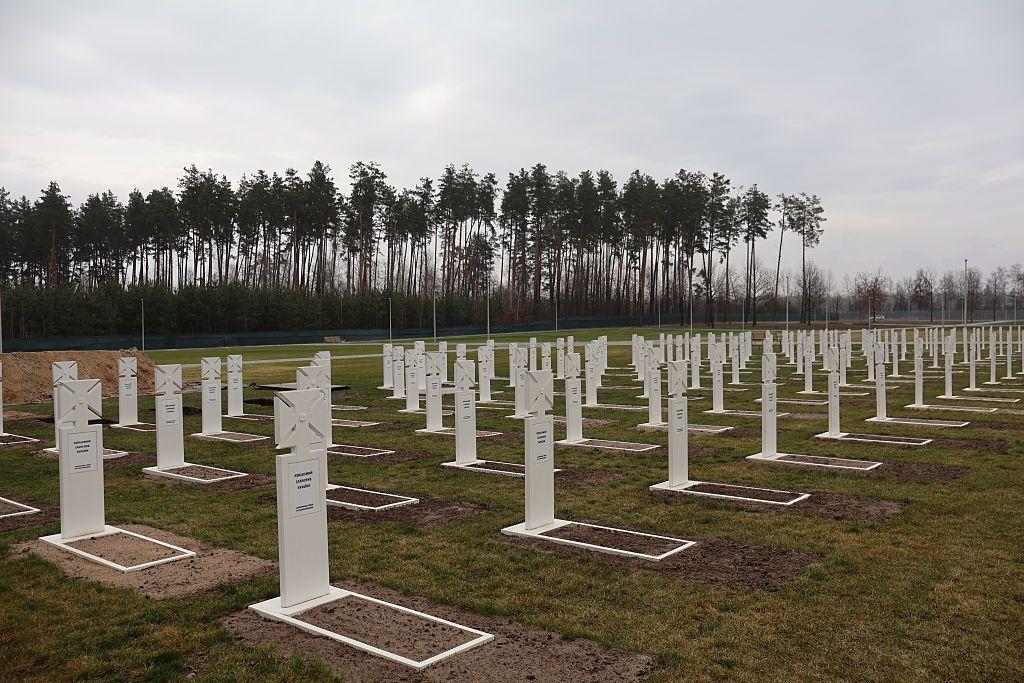Vista de un cementerio de Kyiv.