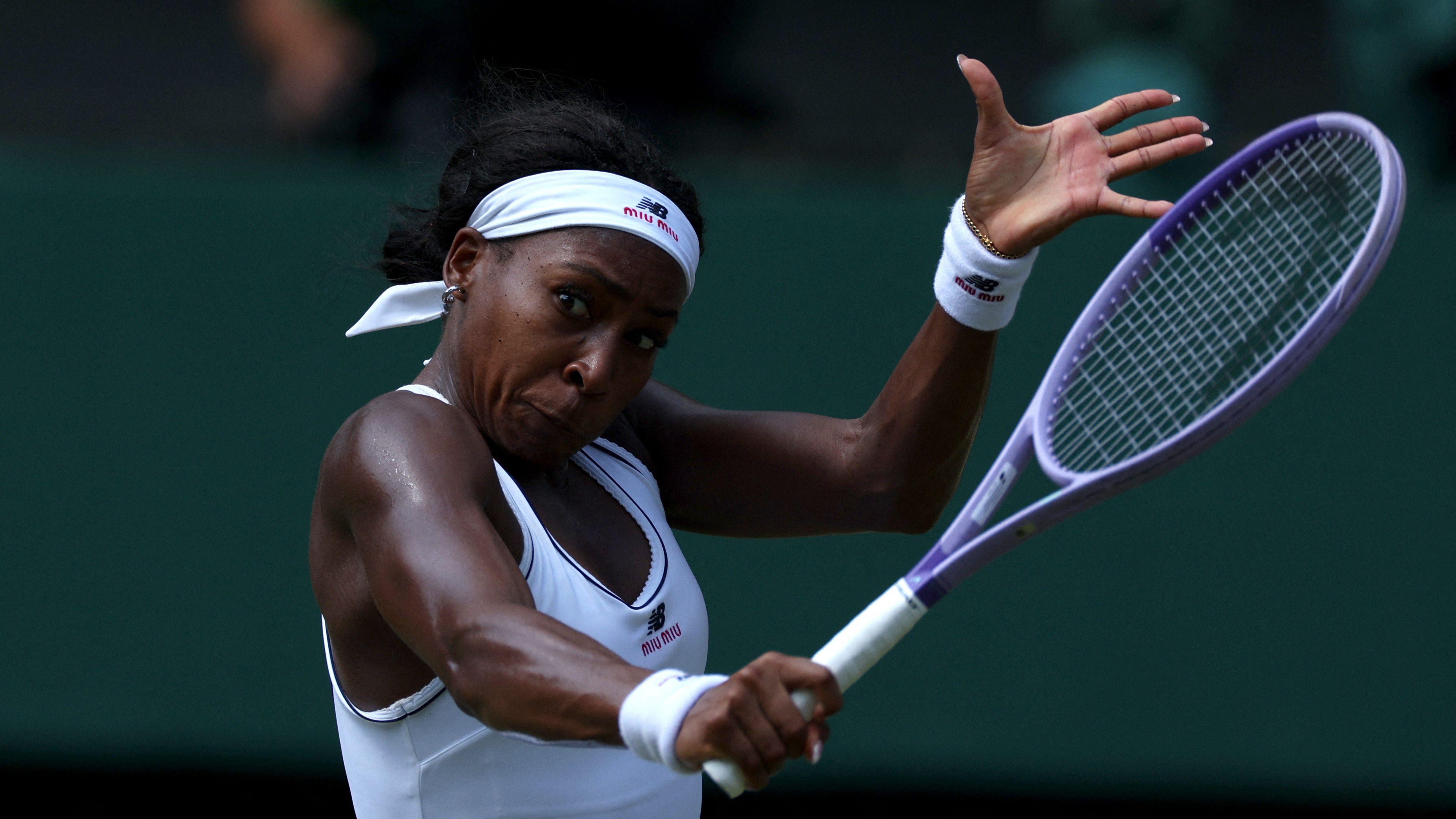 Watch Wimbledon semi-finals: Gauff and Muchova on serve in deciding set