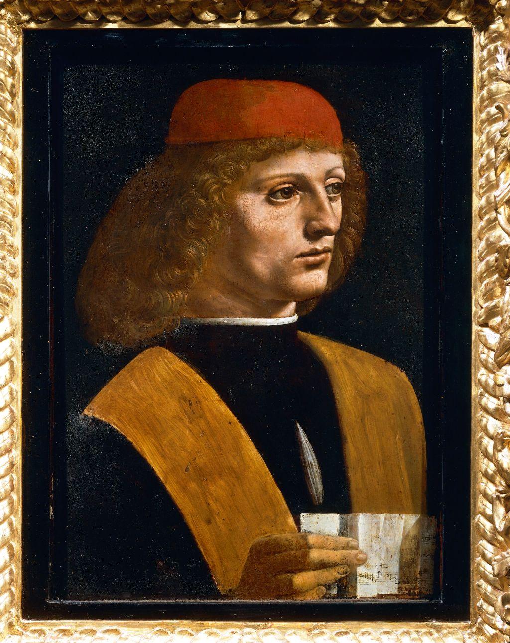 Retrato de un músico de Da Vinci