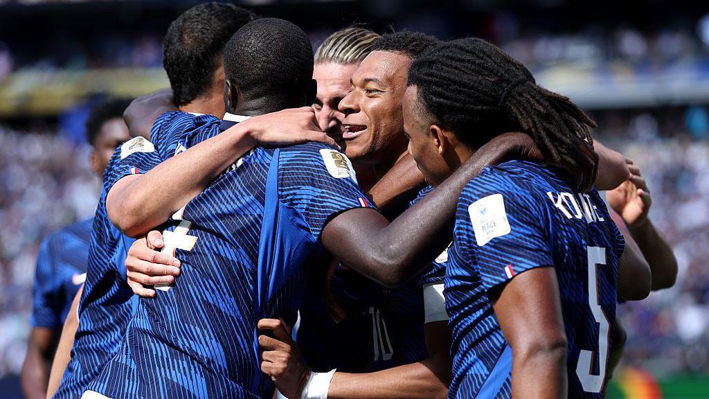 Watch as Mbappe opens scoring for France against Senegal