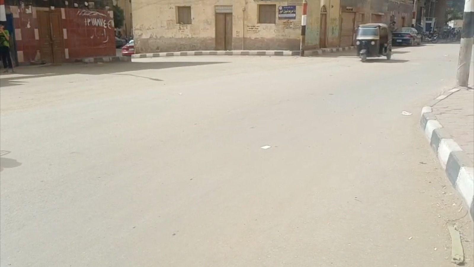 صورة للشارع الذي شهد الحادث