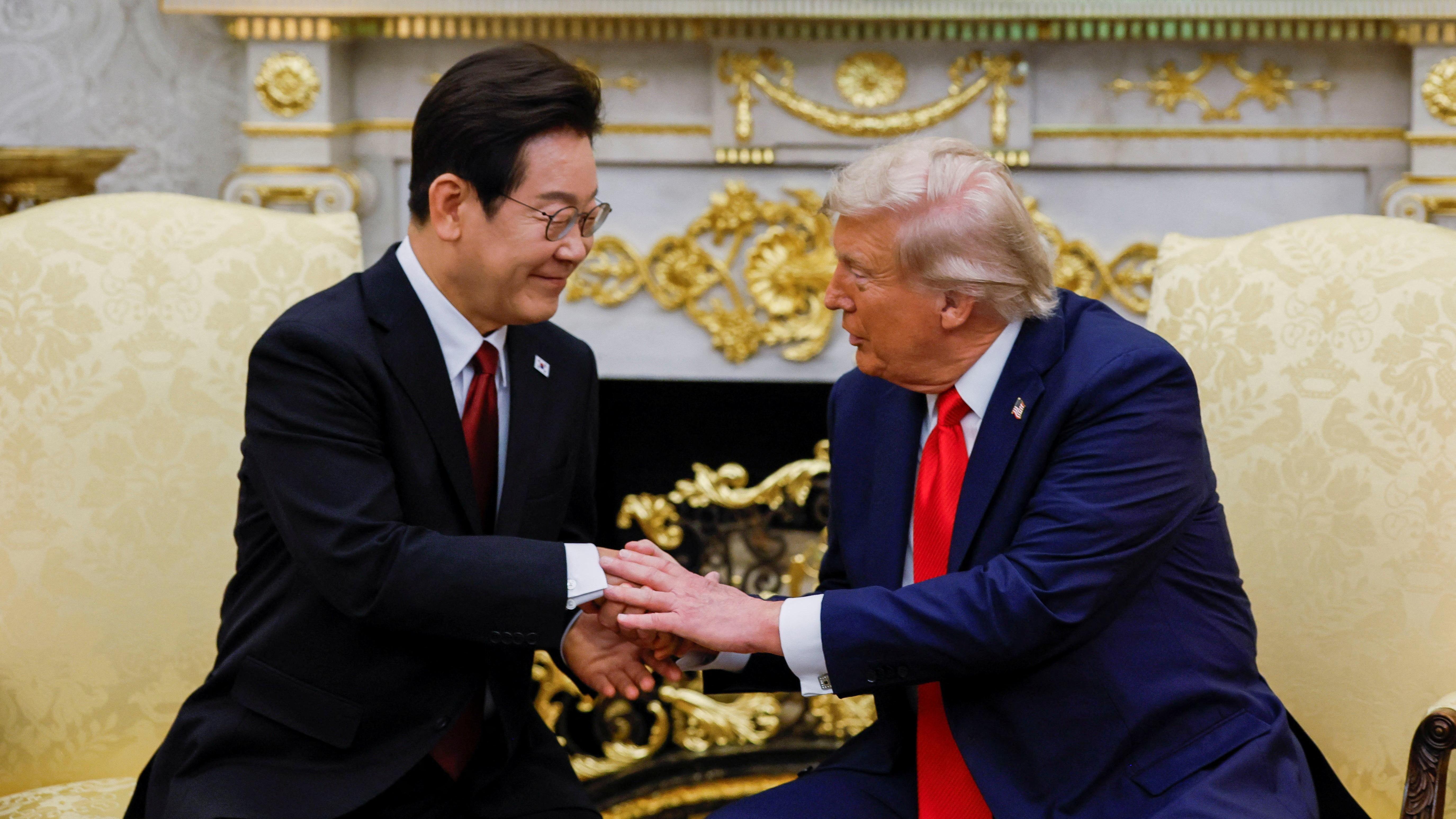 South Korean leader visits White House after Trump questions nations stability