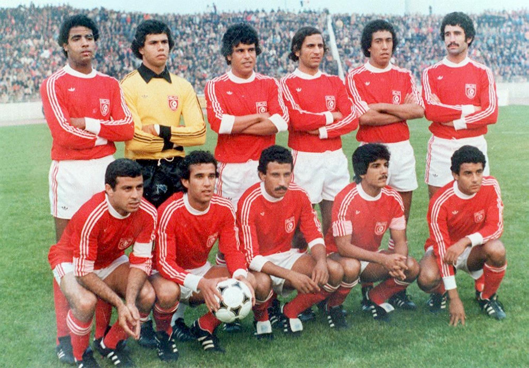 صورة للمنتخب التونسي قبل مواجهة المكسيك في كأس العالم 1978