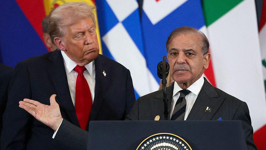 پاکستانی وزیر اعظم شہباز شریف اور امریکی صدر ڈونلڈ ٹرمپ