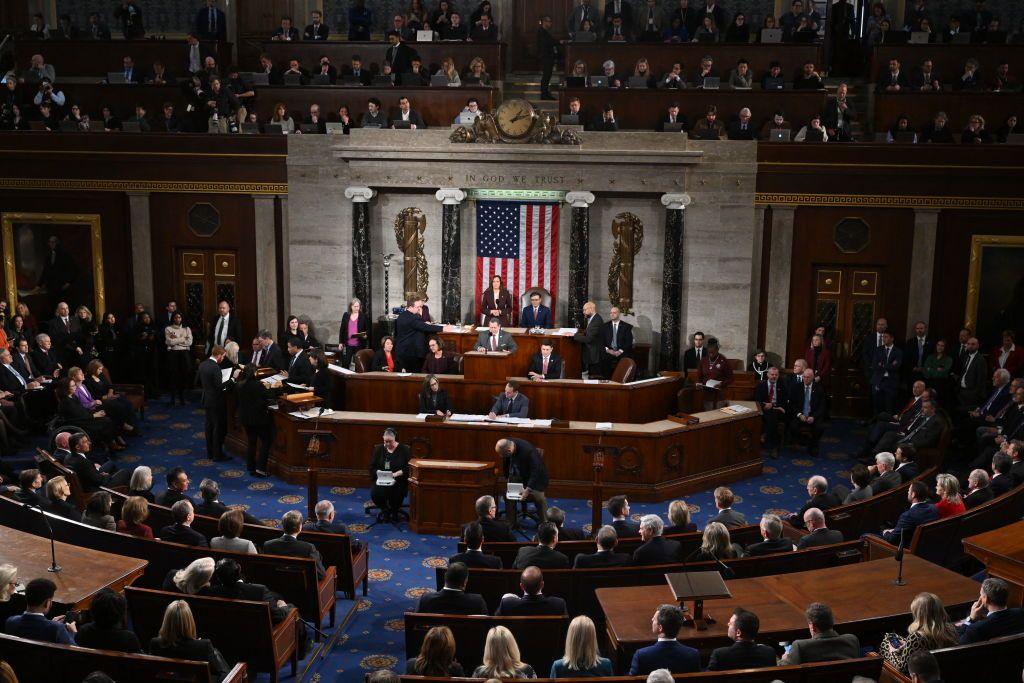 Una sesión de la Cámara de los Representantes.