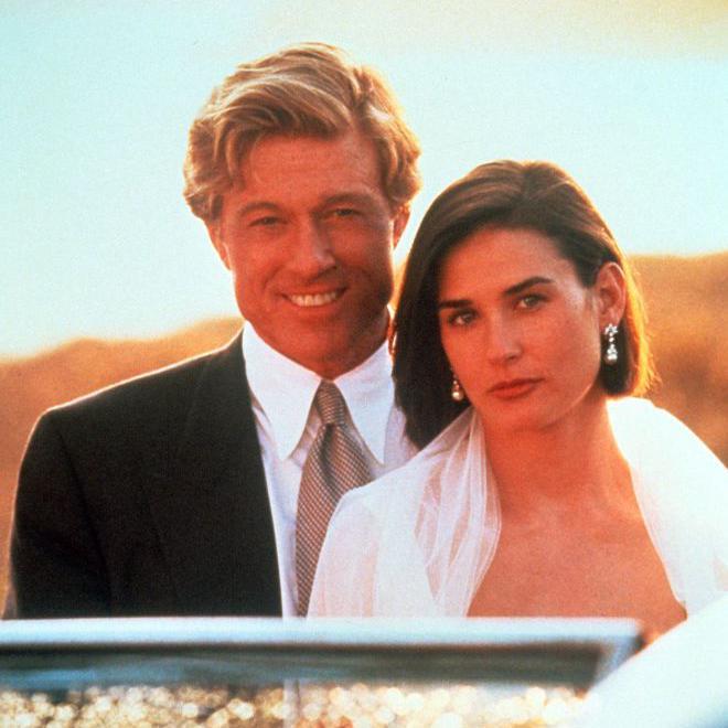 Robert Redford y Demi Moore en "Propuesta indecente"