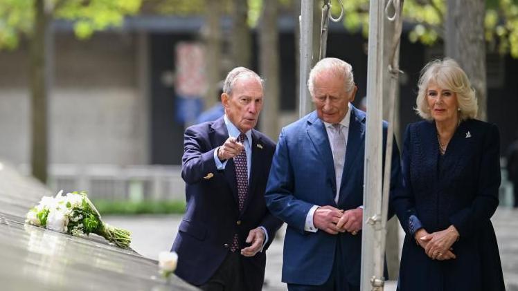 King and Queen lay flowers at 9/11 Memorial in New York