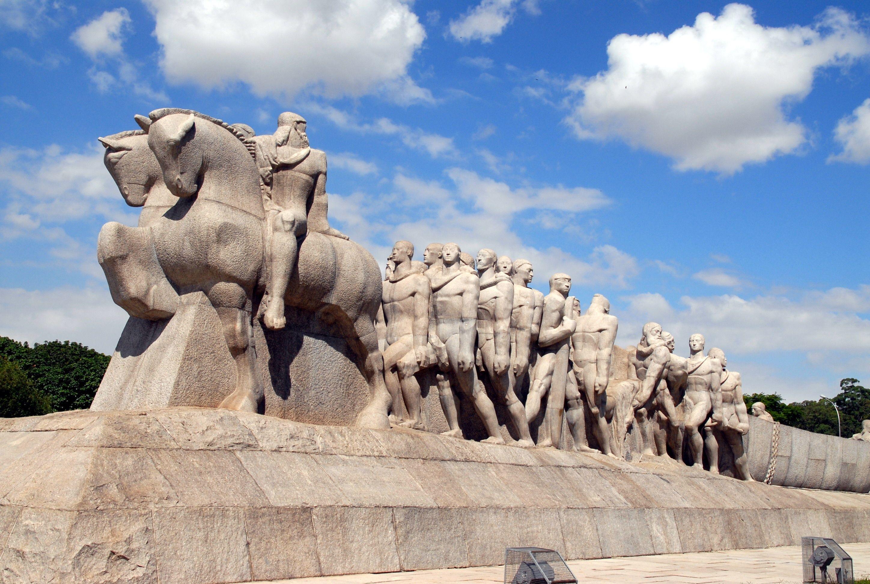 Monumento aos Bandeirantes no Ibirapuera