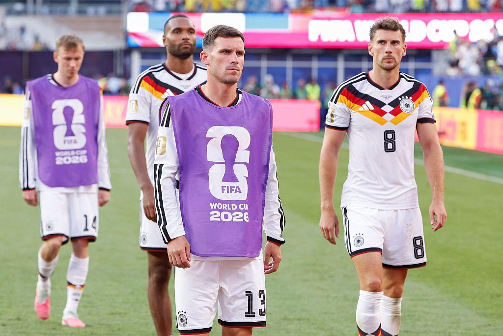 Atletas da Alemanha em campo