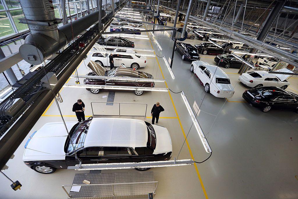 Una fábrica de Rolls-Royce en Reino Unido