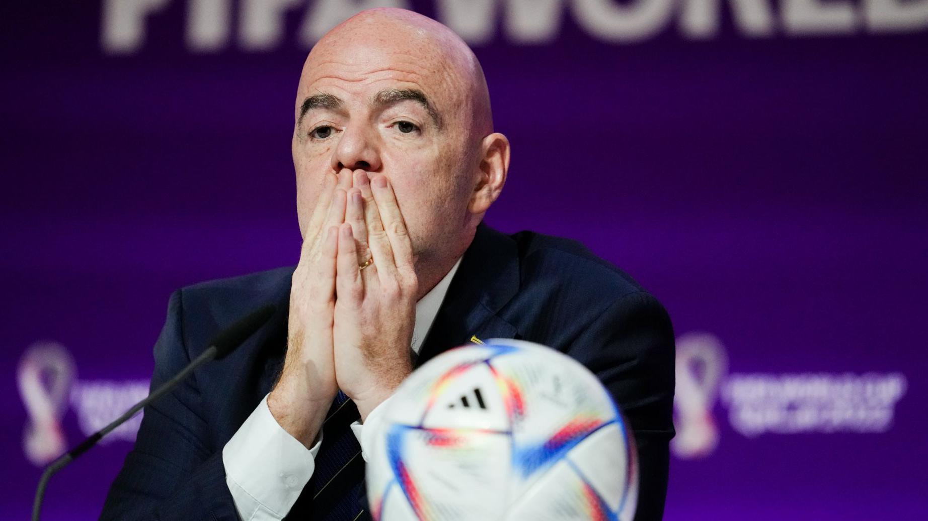 جياني إنفانتينو رئيس الاتحاد الدولي لكرة القدم (فيفا)