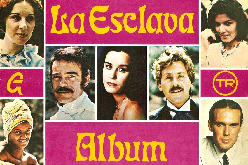 Capa do álbum de figurinha La Esclava