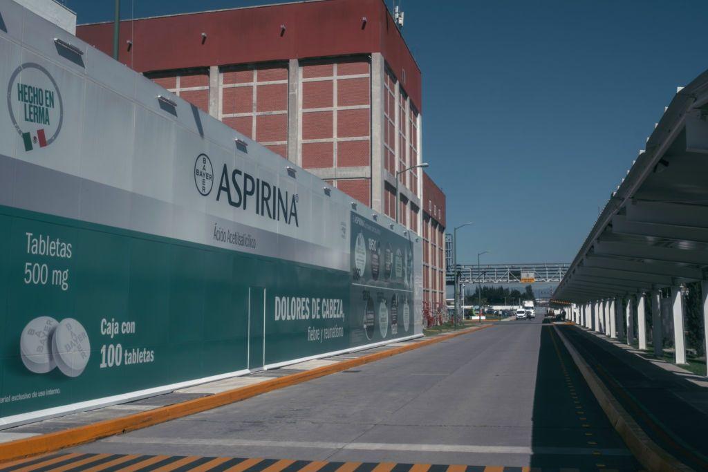 Publicidad de aspirina en México