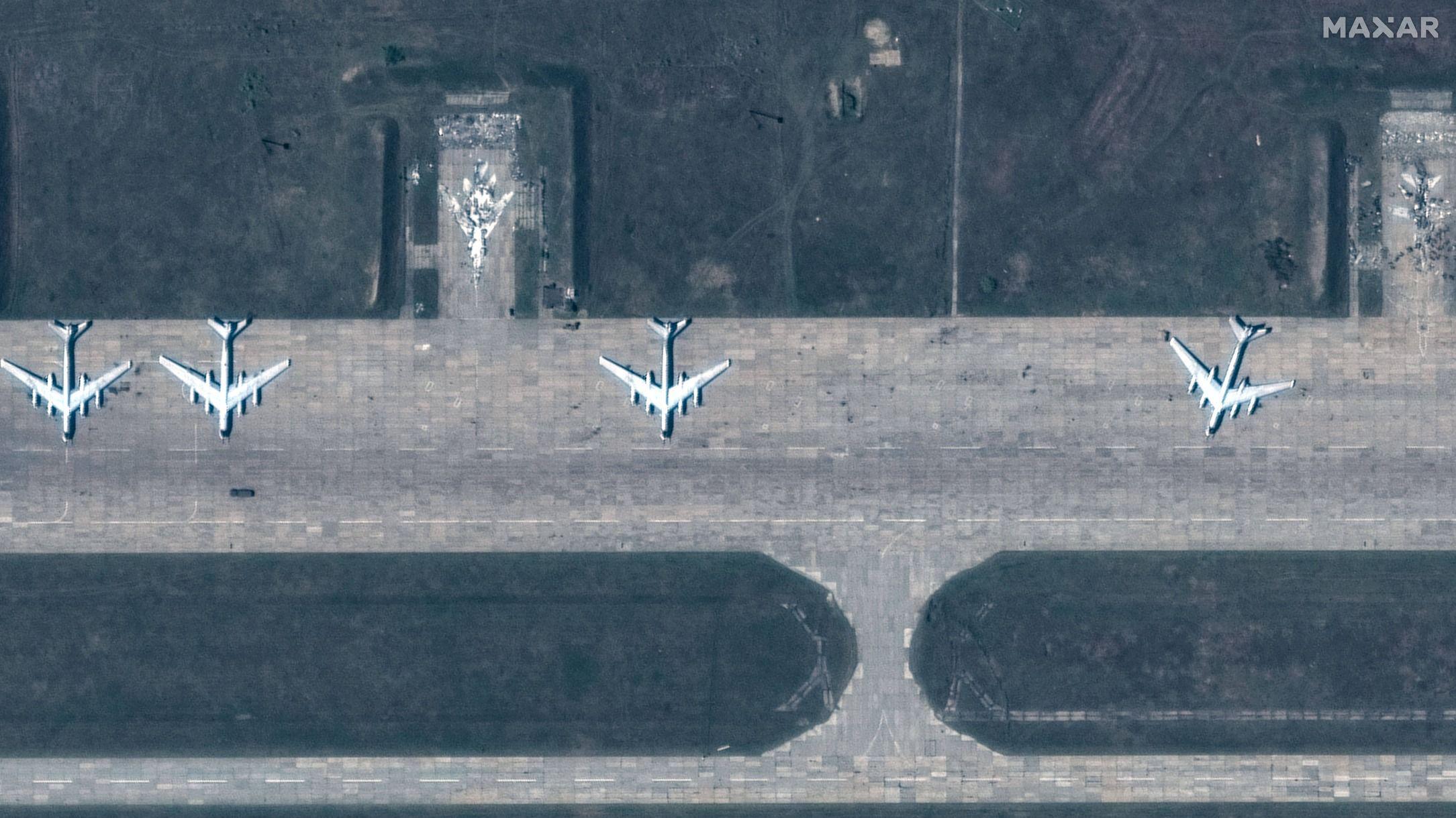Base aérea de Belaya antes de la Operación Telaraña