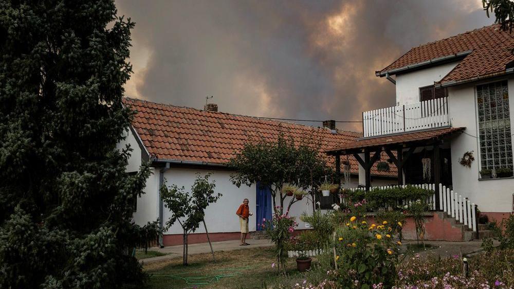 požari u srbiji, požar u deliblatskoj peščari, gašenje požara