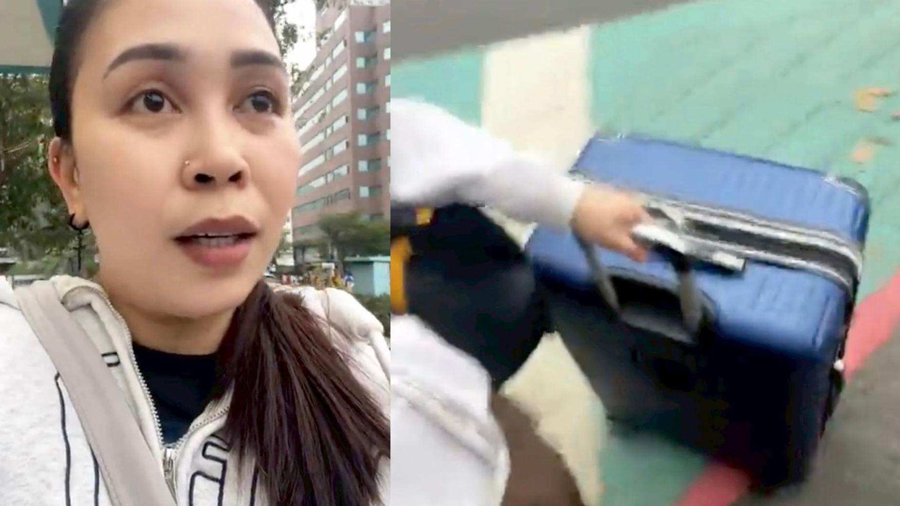 伊莉莎白被公司解僱當天隨即被要求離開宿舍，她以手機錄下離廠過程。