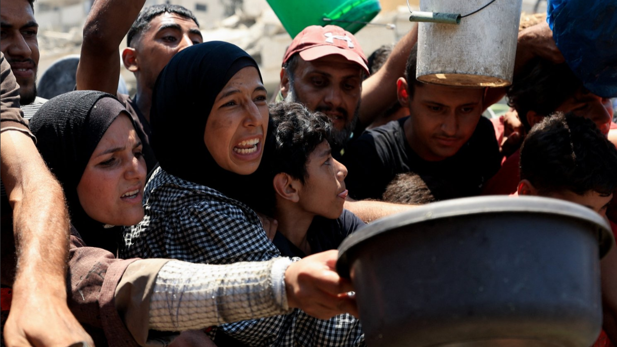UN warns malnutrition surging in Gaza as Starmer suggests UK to help with aid air drops 