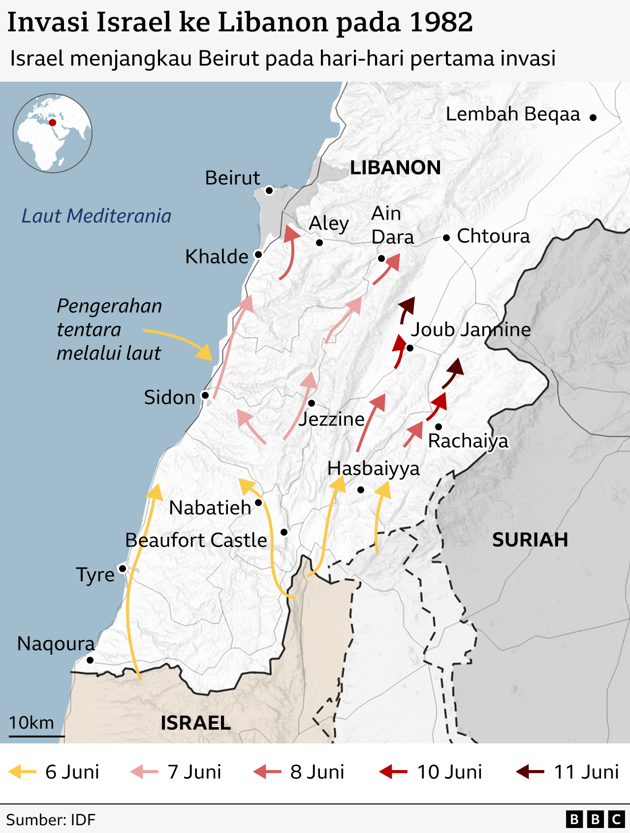 Invasi Israel ke Lebanon pada 1982