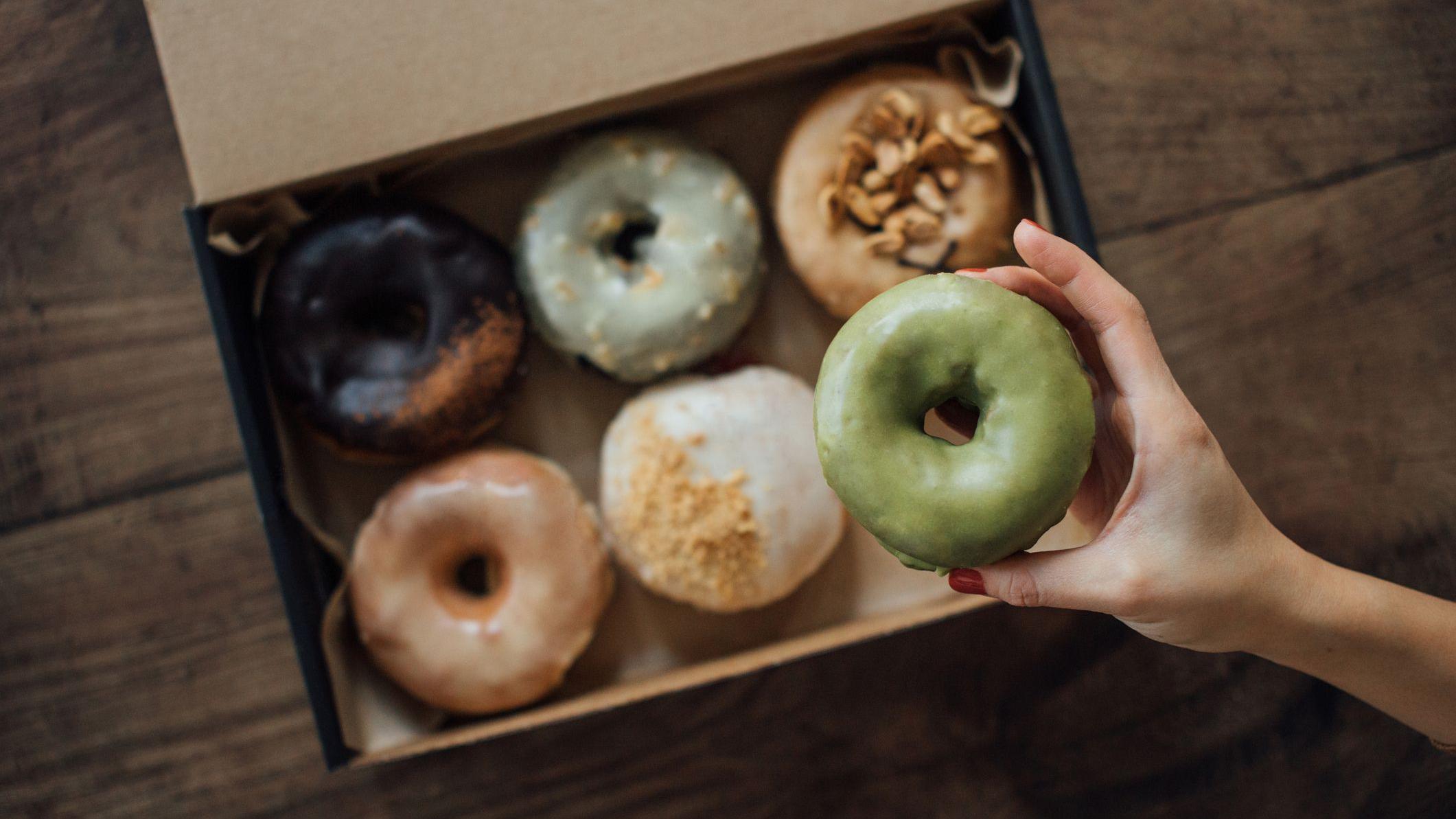 Donut de matcha