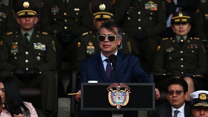 Gustavo Petro, durante un discurso en Bogotá el pasado 15 de diciembre. 