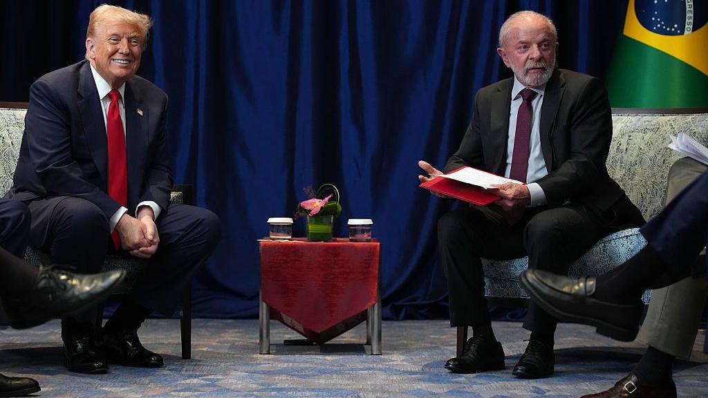 Trump reunido com Lula