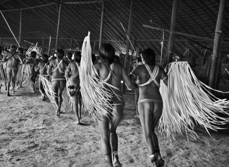 Cerimônia yanomami na comunidade Piaú
