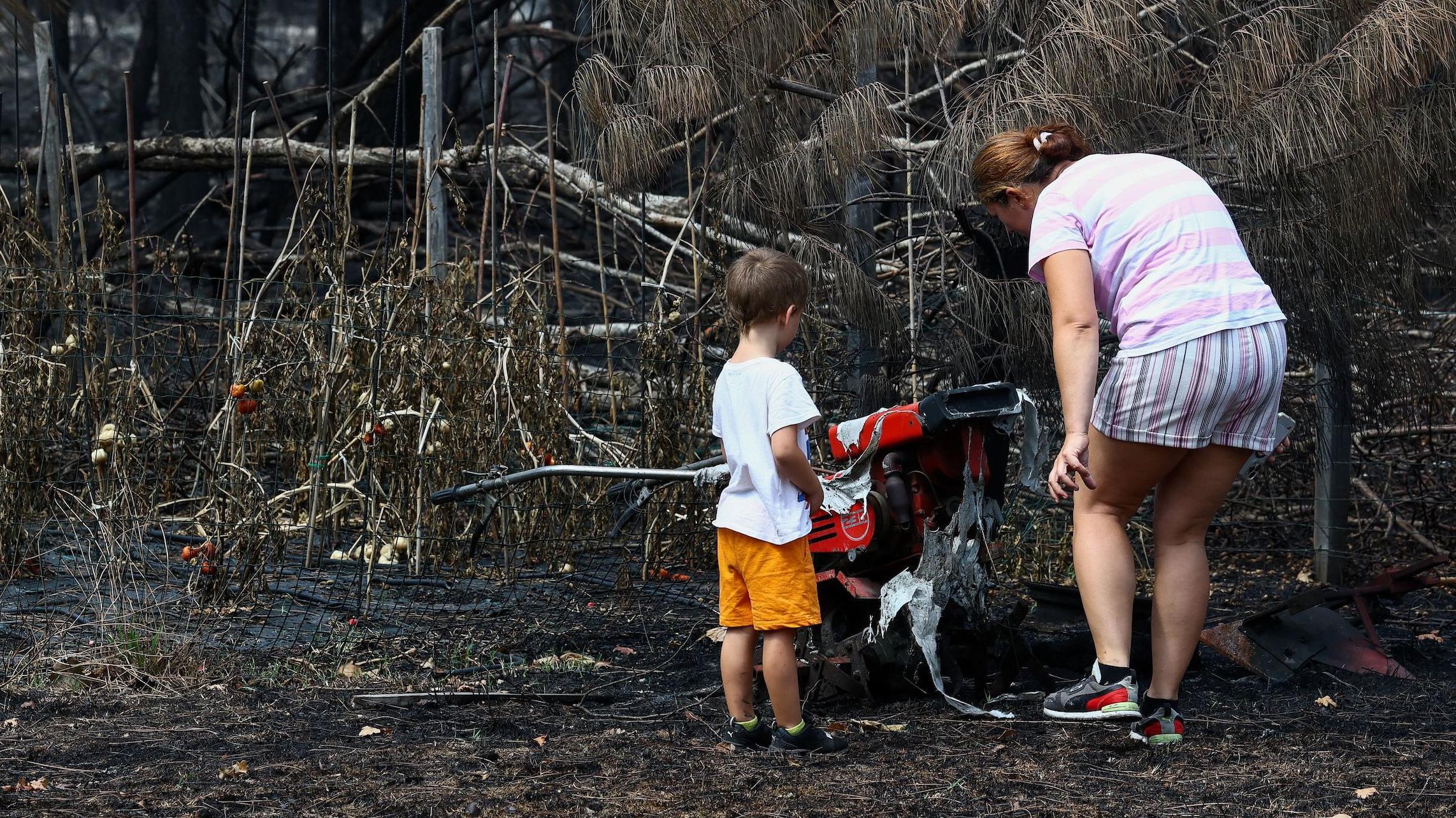 France wildfires reveal hundreds of WW2 shells in village