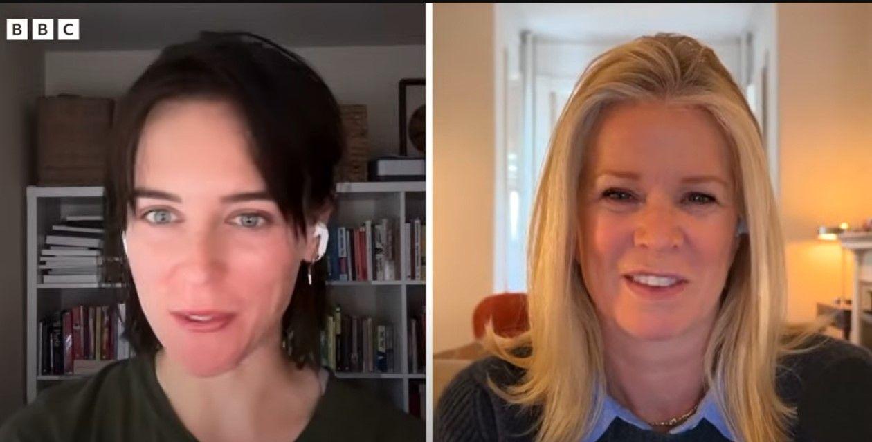 Kyla Scanlon y Katty Kay.