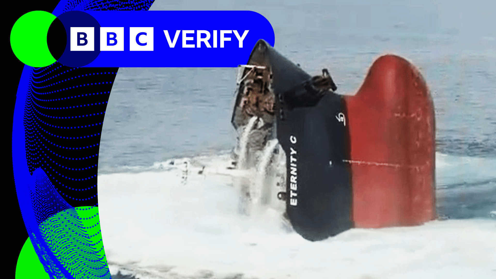 Verified images show Red Sea ship sinking and aftermath of attack on Kyiv