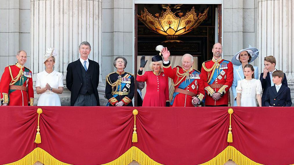 Royal Family watch Red Arrows flypast on Buckingham Palace balcony