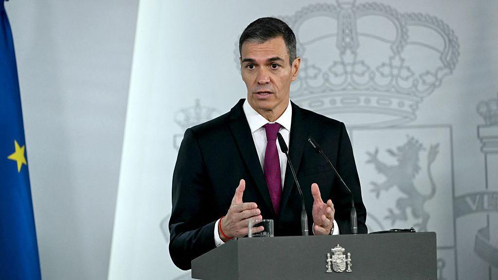 El presidente del gobierno español, Pedro Sánchez