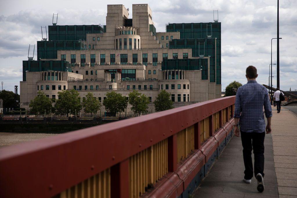 Vista de la sede del MI6 en Londres