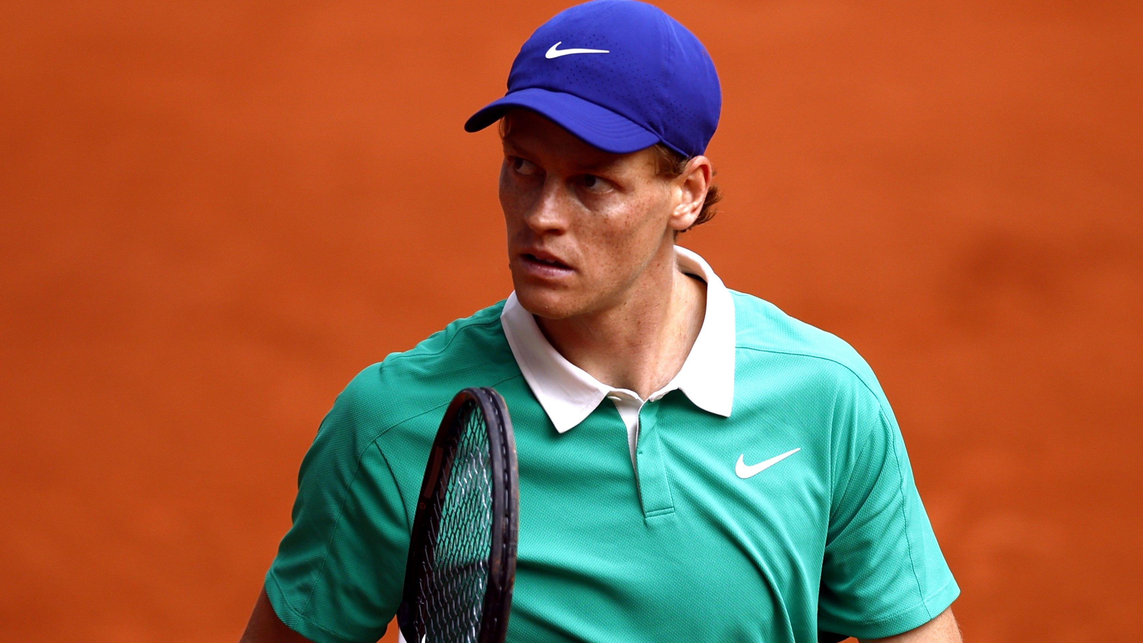 French Open final: Sinner breaks Alcaraz back to keep third set going