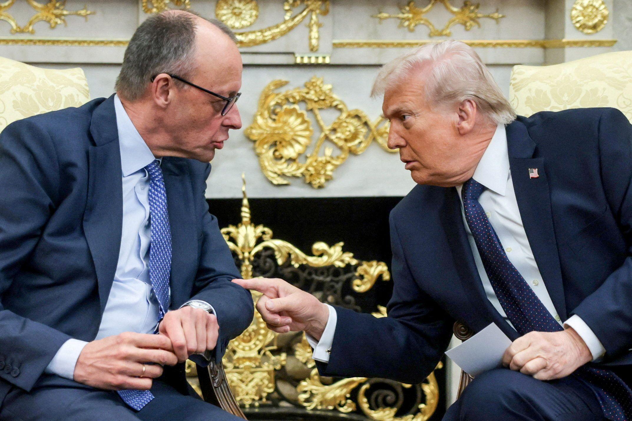 Friedrich Merz e Donald Trump