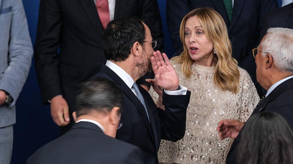 Italijanska premijerka Đorđa Meloni na samitu na Kipru 