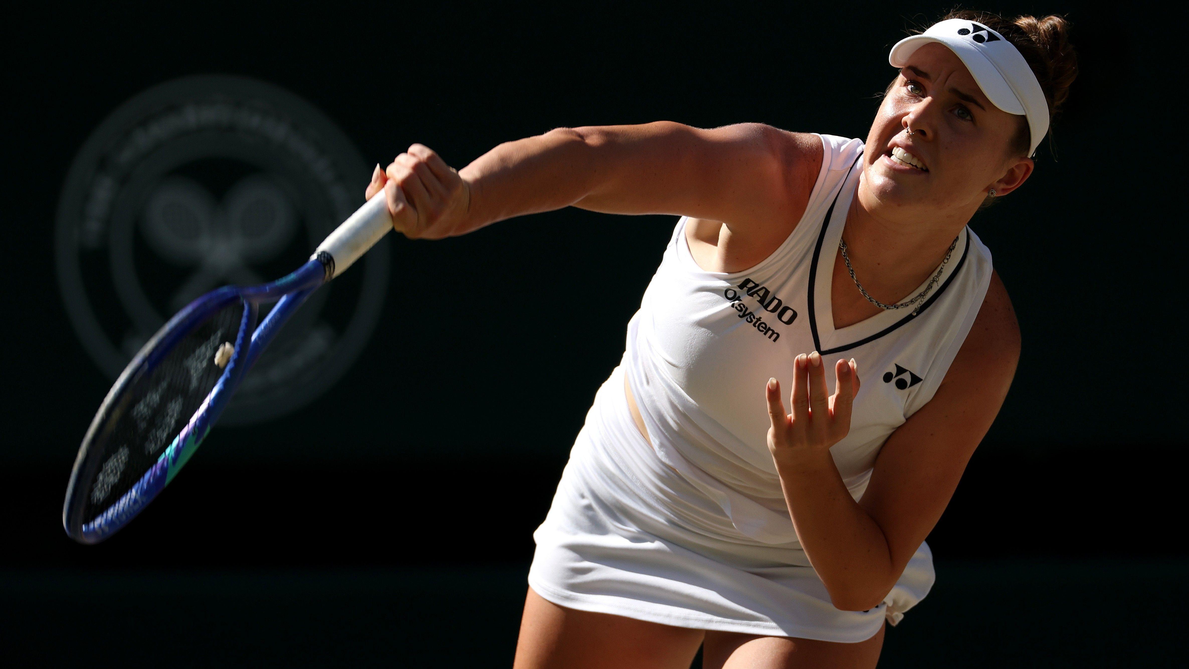 Watch Wimbledon: Tense start to second set as Noskova leads Muchova in womens final