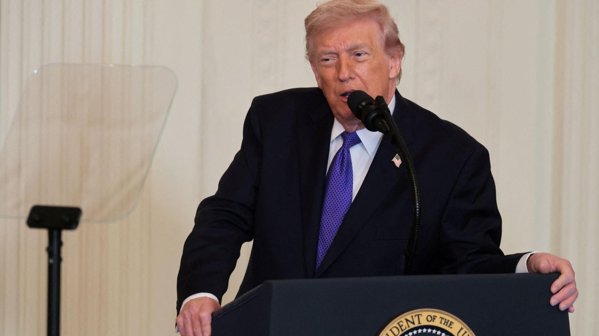 特朗普講述美國對伊朗的持續軍事行動