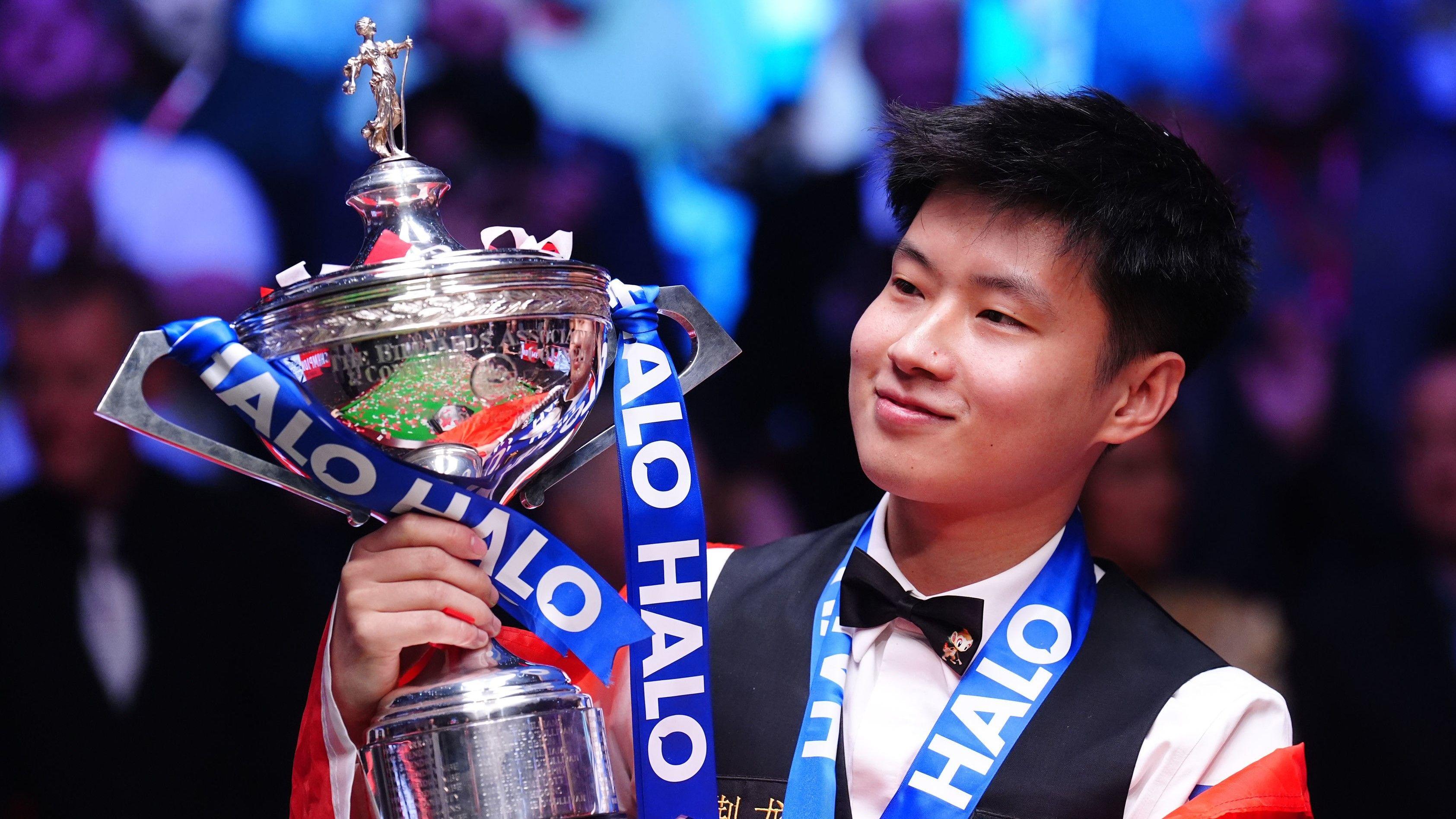 Zhao claims historic victory over Williams in Crucible final