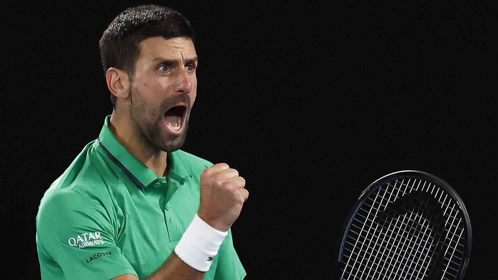 Australian Open final: Djokovic serving to force fourth-set tie-break against Alcaraz