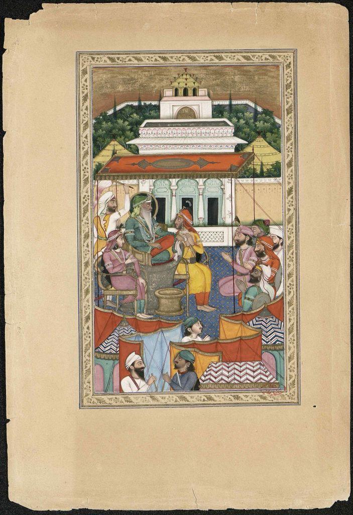 رنجیت سنگھ کے دربار کی تصویر کشی