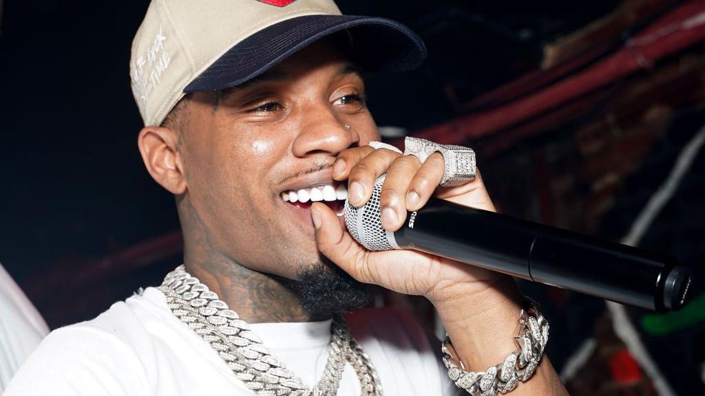 Rapper Tory Lanez stabbed 14 times in California prison attack