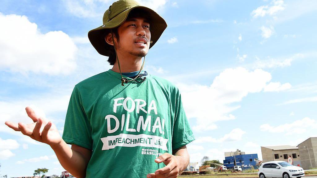 Kim Kataguiri em uma foto de 2015.