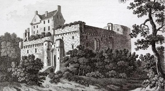 سکاٹ لینڈ میں ڈلہوزی کا گھر جسے ڈلہوزی کیسل کہا جاتا ہے